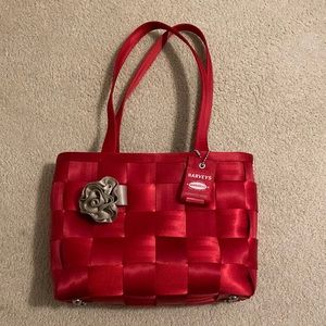 EUC Harvey’s Classic red medium tote